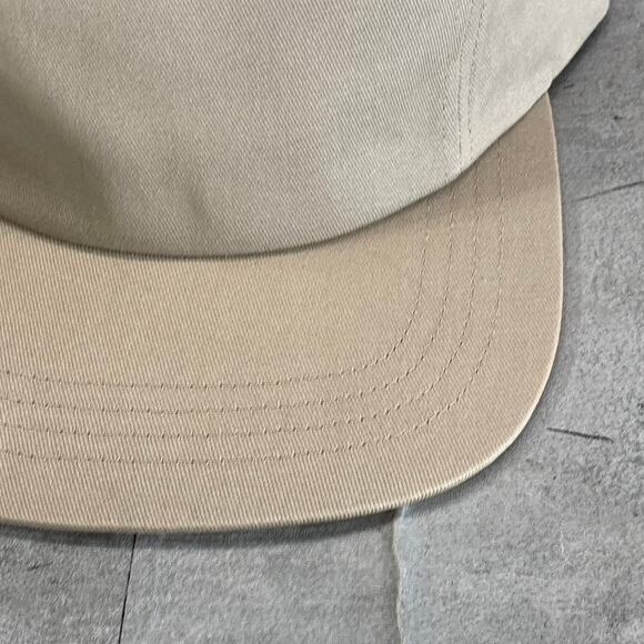 SUN+STONE Men's Brown Cord Solid Panel Adjustable Baseball Cap SZ OS - Picture 3 of 9